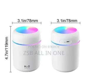 CM-9S Mini USB Humidifier 300ml Cool Mist Air With Colorful LED Light