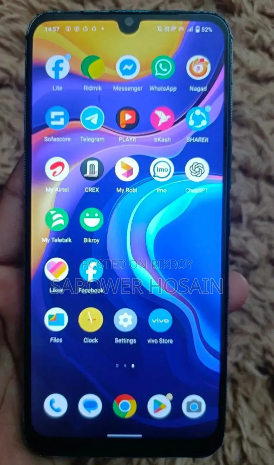 Vivo V20 2021 128 GB Gray