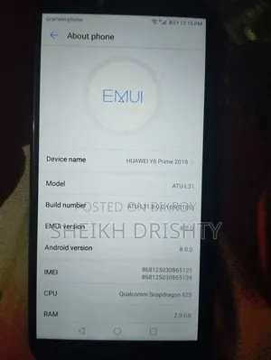 হুয়াওয়ে ওয়াই৬ ২০১৮ ১৬ জিবি নীল