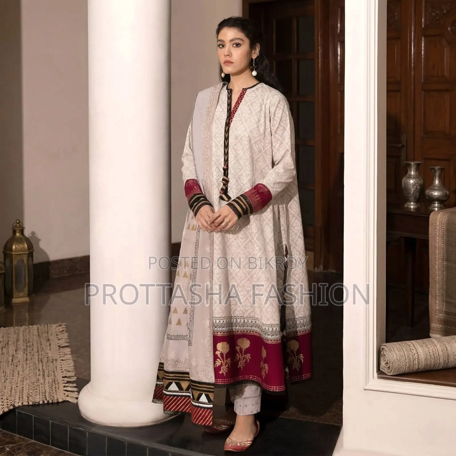 Massive Dhamaka Offer on Ready-made Cotton Three-Pieces!