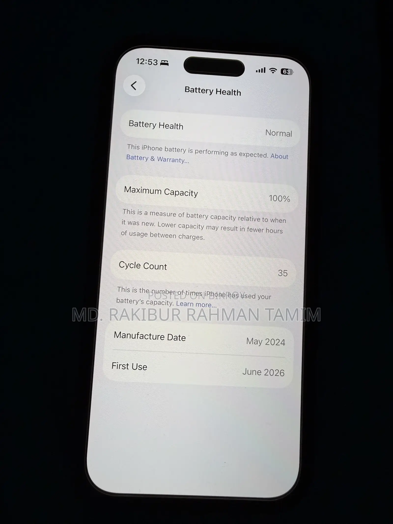 Apple iPhone 15 Pro 128 GB White