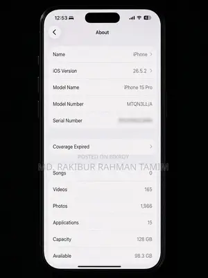 Apple iPhone 15 Pro 128 GB White