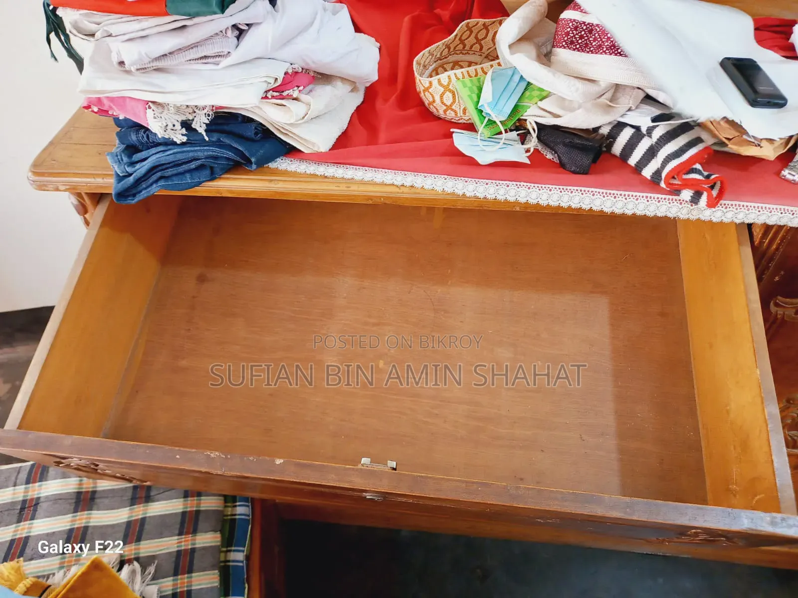 Original Teak Wood Wardrobe