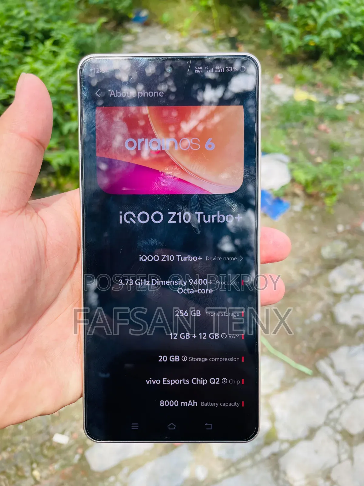 New iQOO Z10 256 GB Rose Gold
