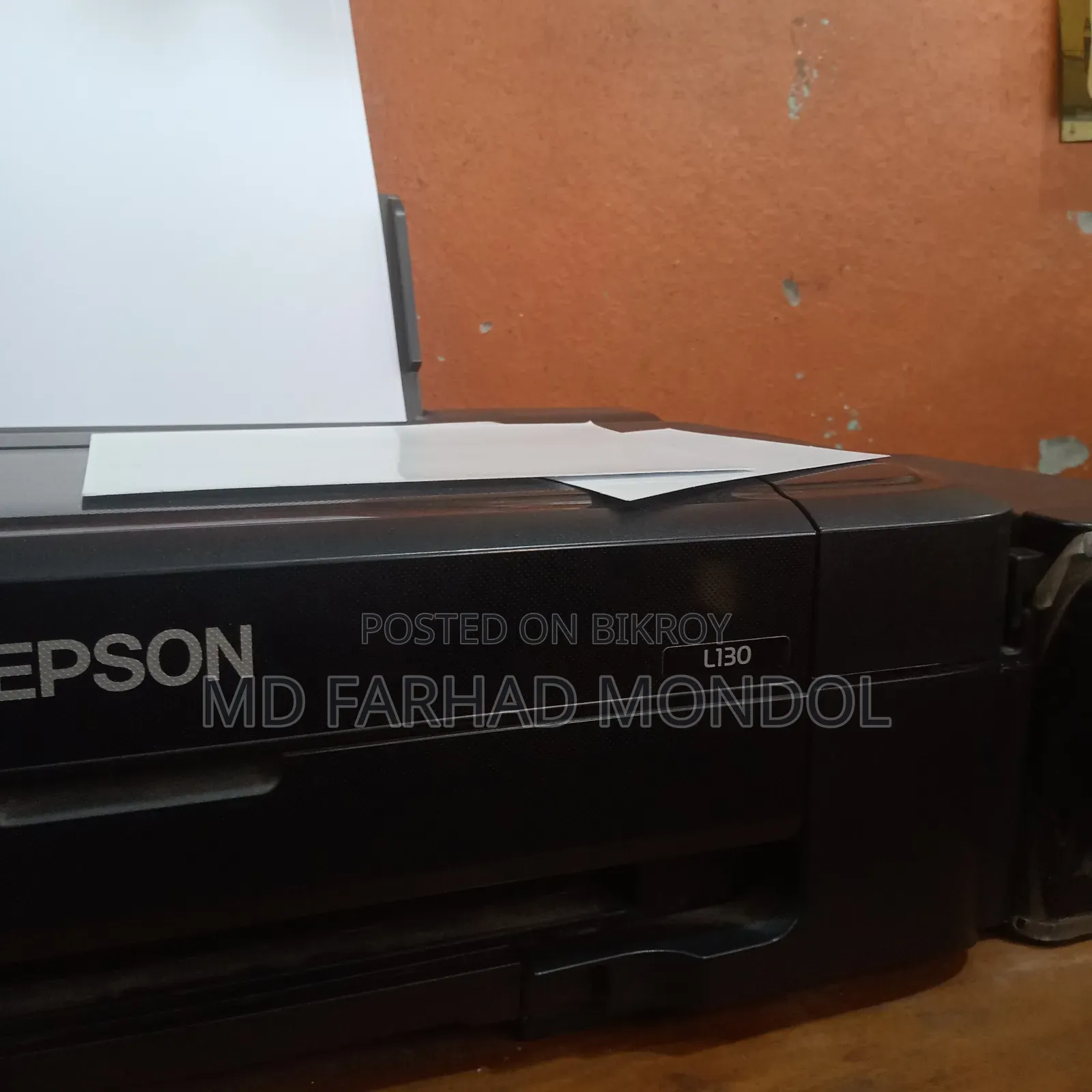 Epson L130 Pinter Urgent Sale Post
