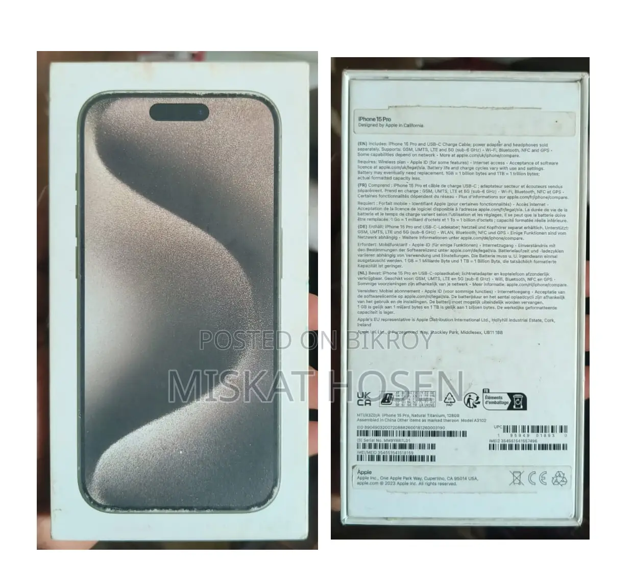 Apple iPhone 15 Pro 128 GB