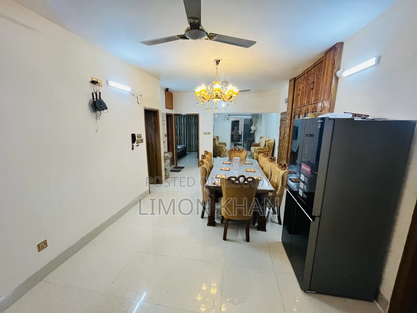 Furnished 3 Bedroom Apartment in Aftabnagar for Rent