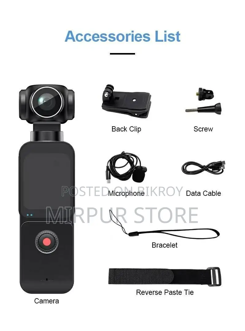 DGS Pocket Action Camera OX3