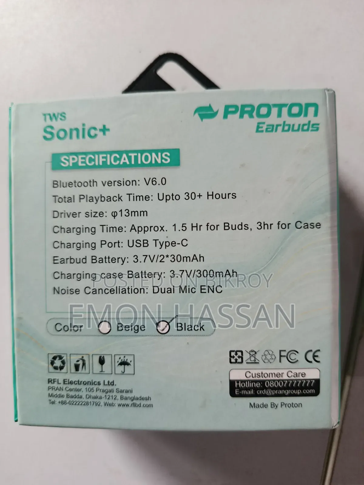 Proton Airbuds TWS Sonic Plus