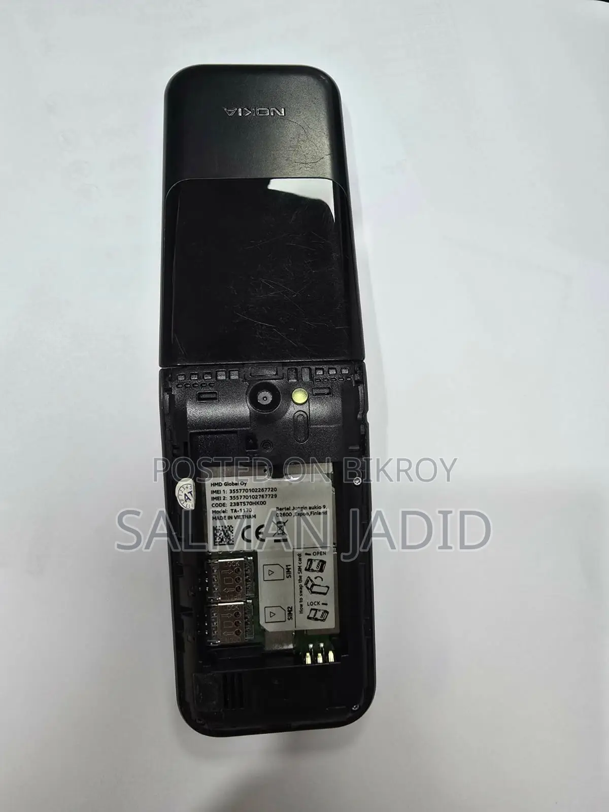 Nokia 2720 Flip 512 GB Black