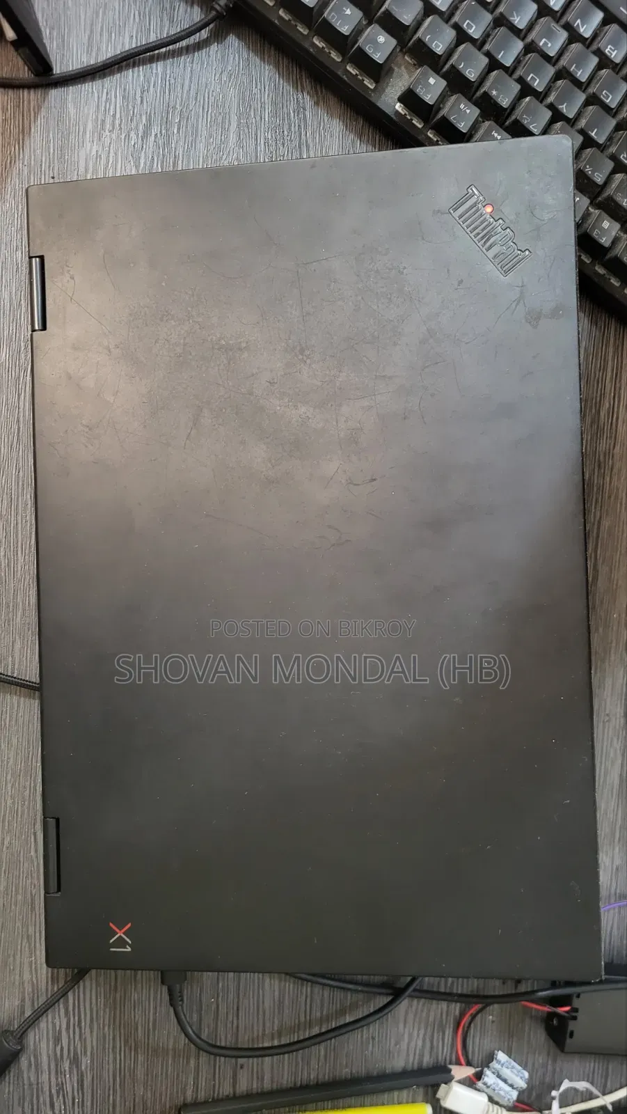 ল্যাপটপ লেনোভো থিংকপ্যাড এক্স১ যোগা ৮জিবি ইন্টেল কোর আই৫ এসএসডি ২৫৬জিবি