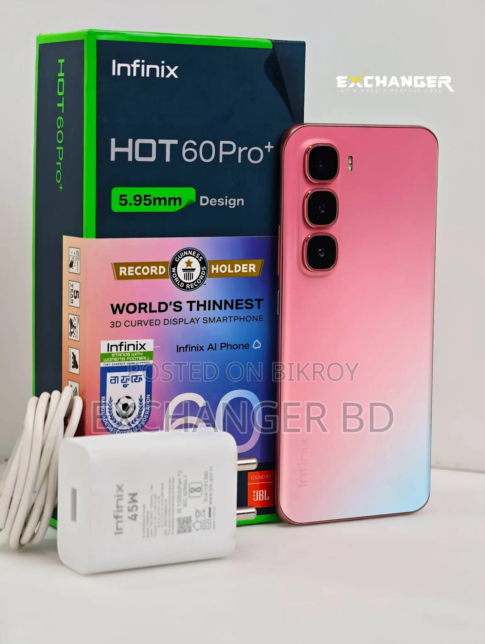 Infinix Hot 60 Pro+ 256 GB Pink