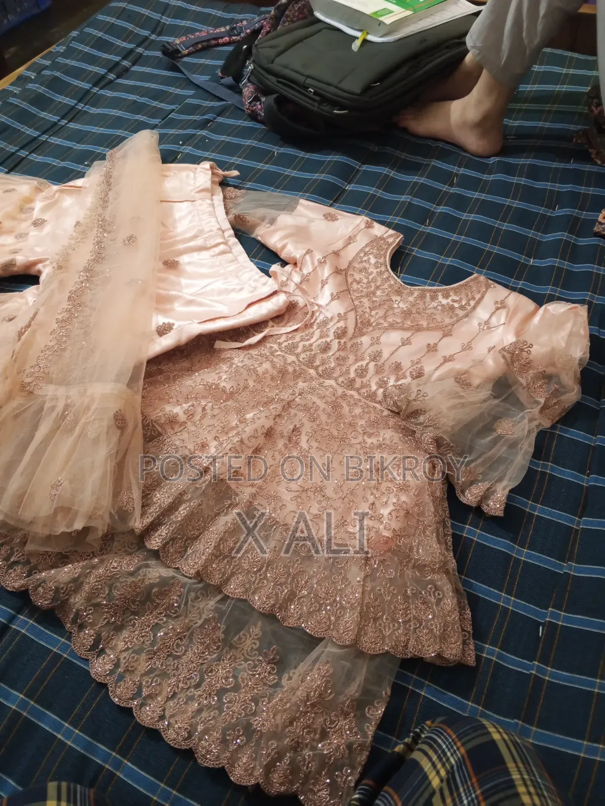 Pakistani Style Gharara or Lehenga Set