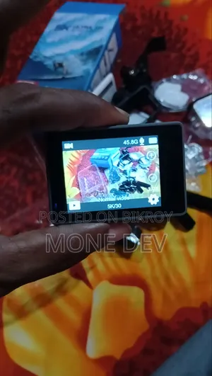 Ausek Action Camera Double Display Touch Screen