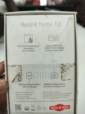 Xiaomi Redmi Note 12 128 GB Black