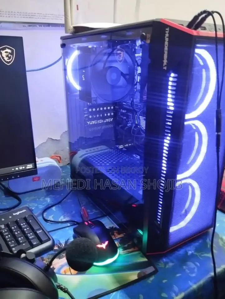 New Desktop Computer MSI Model 16GB AMD Ryzen 5 HDD+SSD 1T