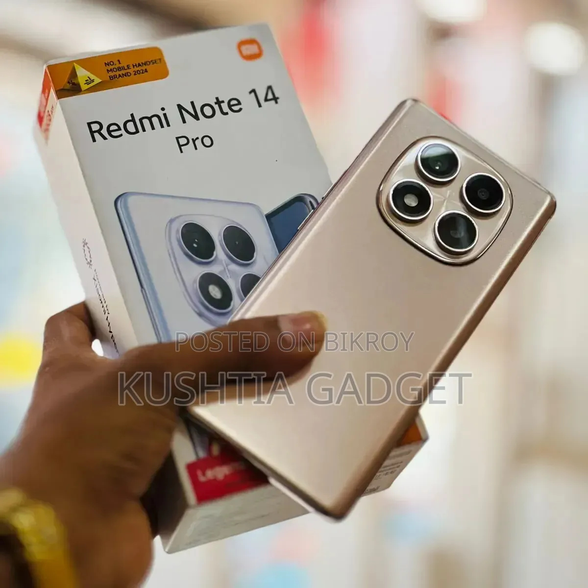 শাওমি রেডমি নোট ১৪ প্রো ২৫৬ জিবি রোজ গোল্ড