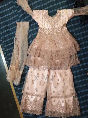 Pakistani Style Gharara or Lehenga Set