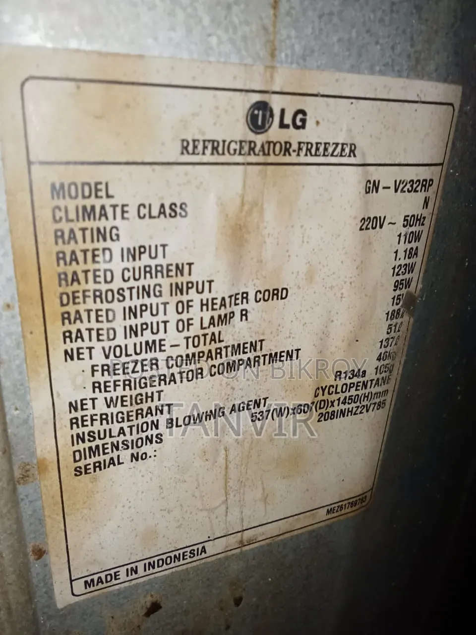 LG Indonesia Fridge