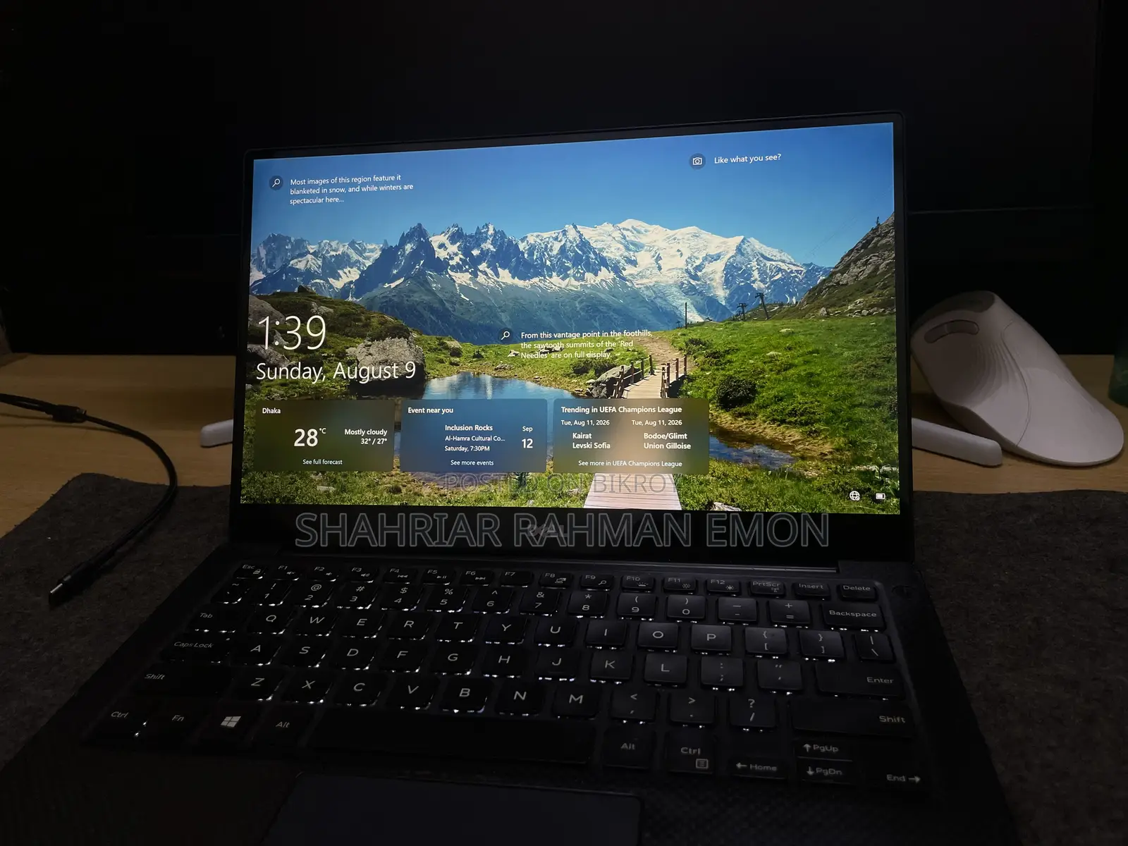 Laptop Dell XPS 13 8GB Intel Core I5 SSD 256GB