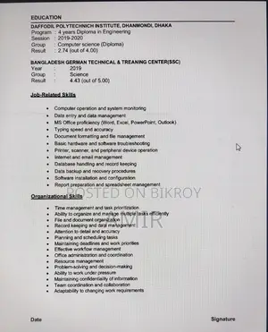 Computing It Cv