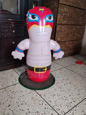Inflatable Punching Bag Toy Kids Boxing Training Game