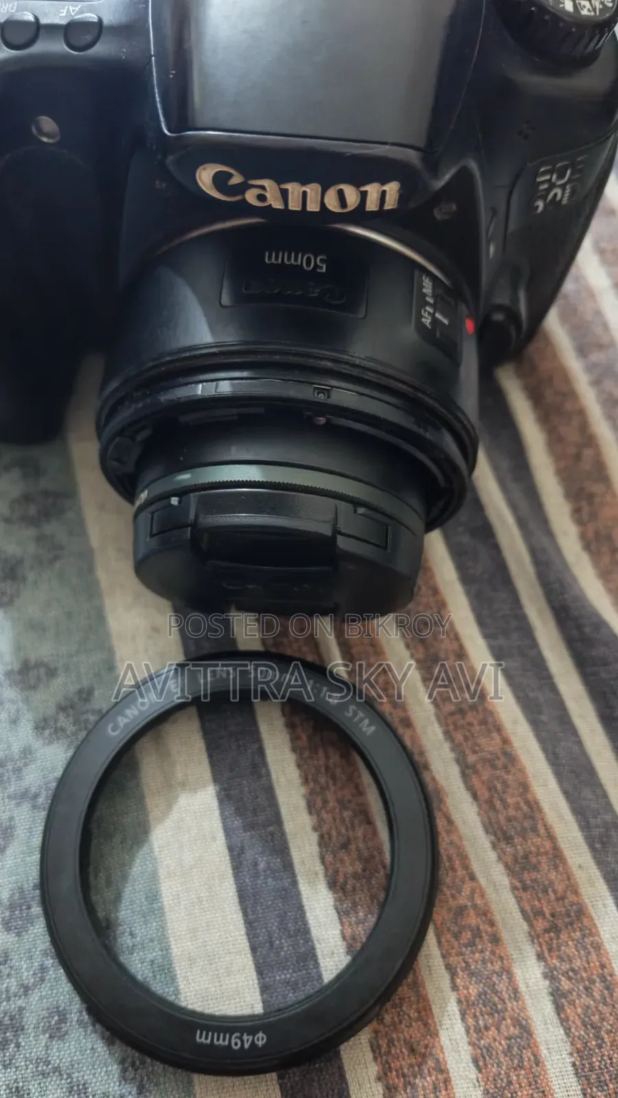 Canon 60d Camera With 50mm Prime Lens
