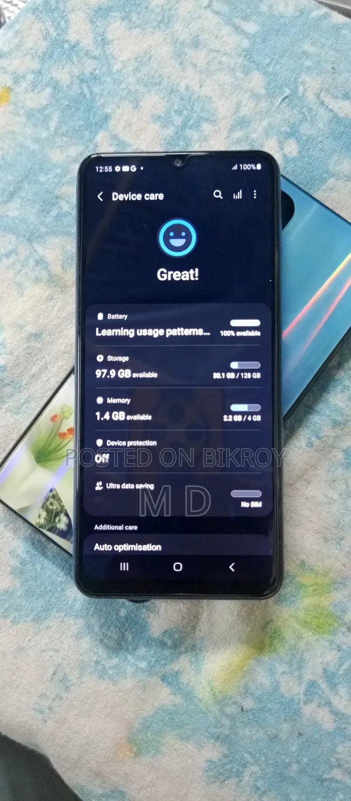 স্যামসাং গ্যালাক্সি এ১২ ১২৮ জিবি ব্লু