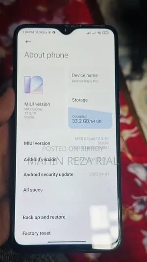 Xiaomi Redmi Note 8 Pro 64 GB Black