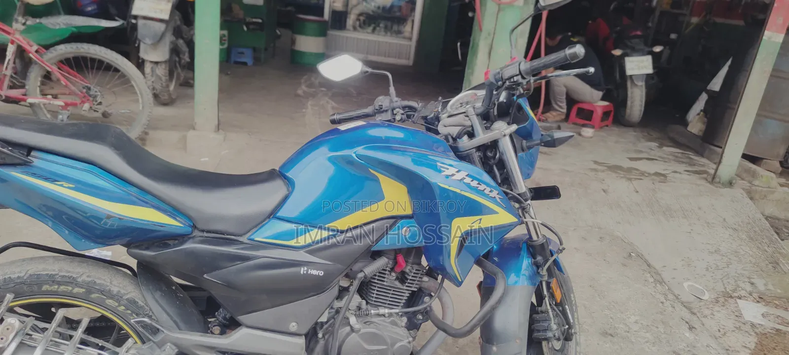 Hero Hero Hunk 150R Dual Disc ABS 2021 Blue