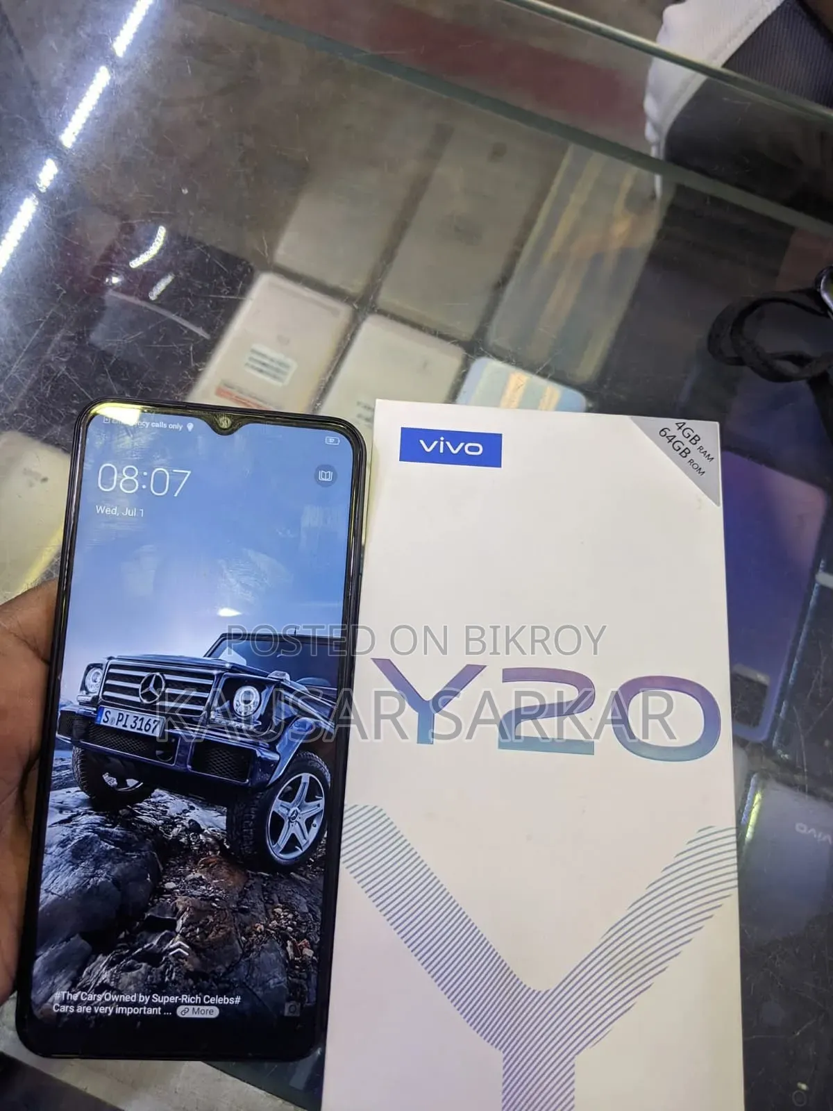 Vivo Y20 64 GB Black