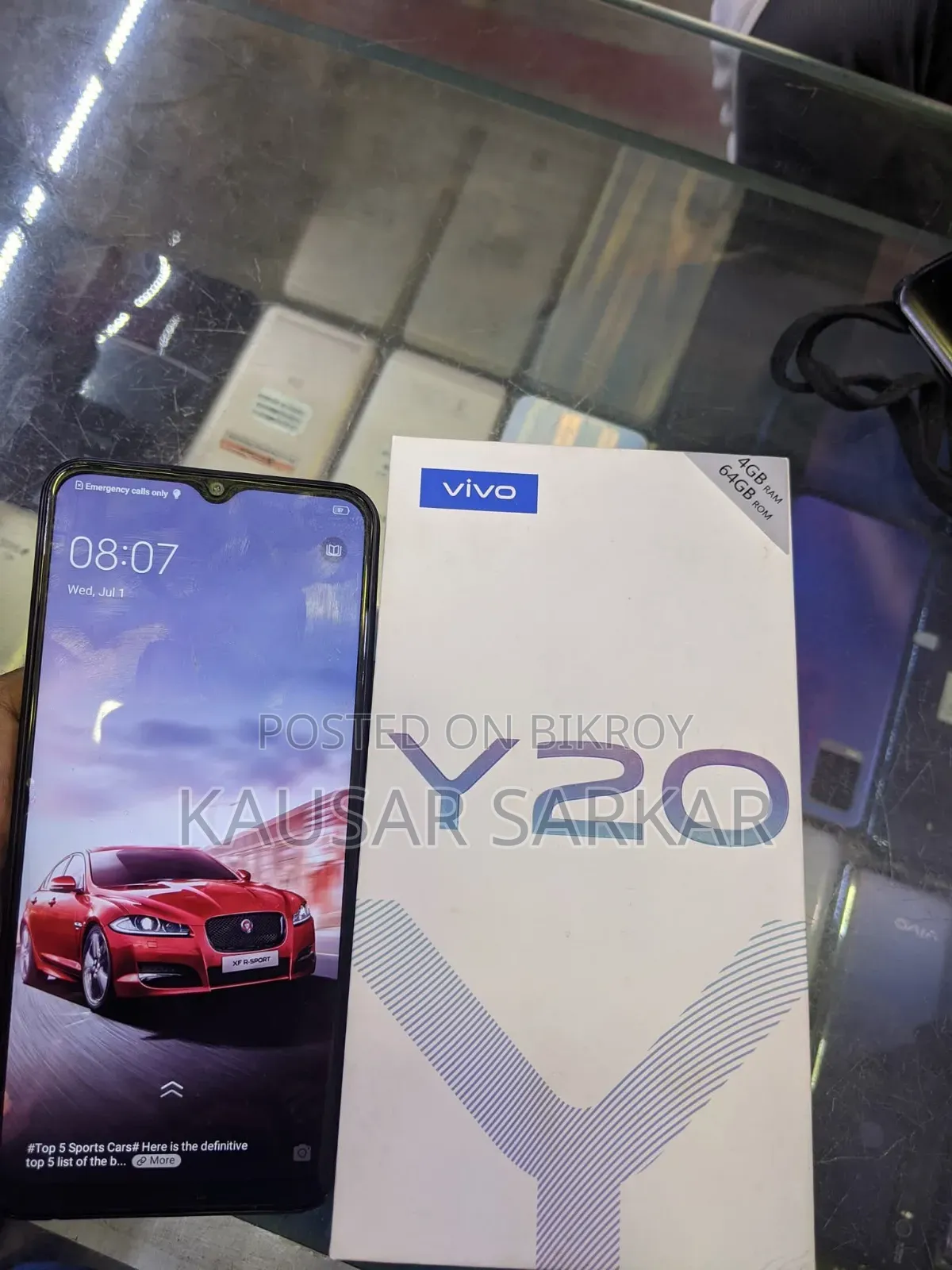 Vivo Y20 64 GB Black