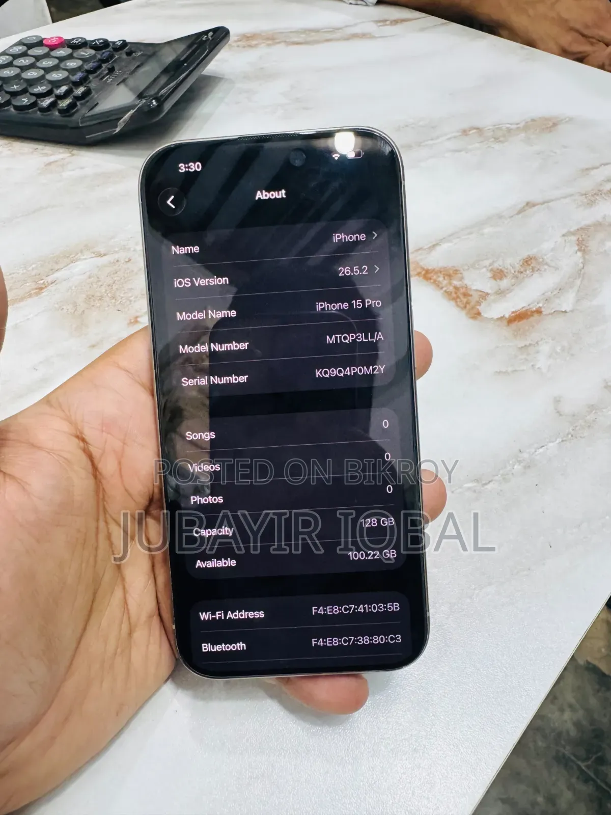 Apple iPhone 15 Pro 128 GB Silver