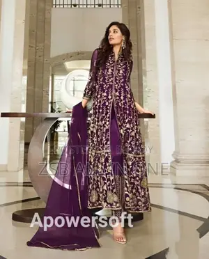 Ready-made Georgette Embroidery Party Dress