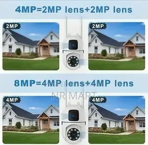 V380 Mini Indoor PTZ Dual Lens Camera – 4MP HD