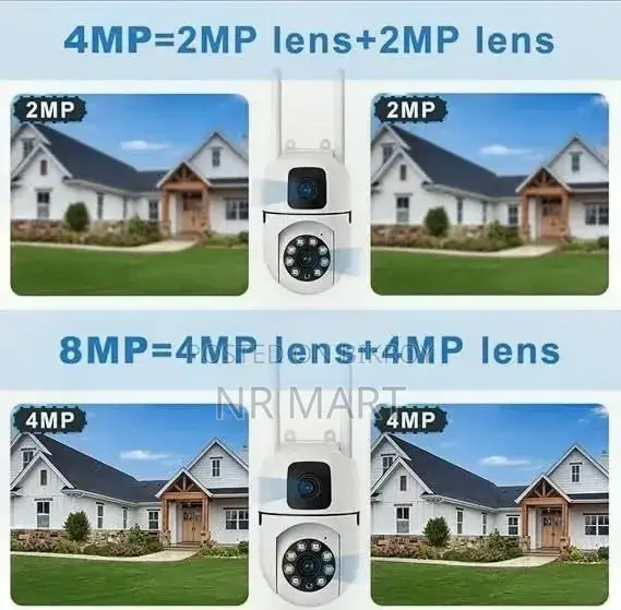 V380 Mini Indoor PTZ Dual Lens Camera – 4MP HD