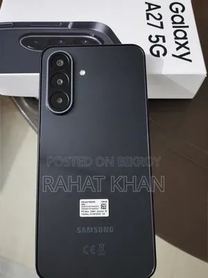 নতুন স্যামসাং গ্যালাক্সি এ২৭ ১২৮ জিবি কালো