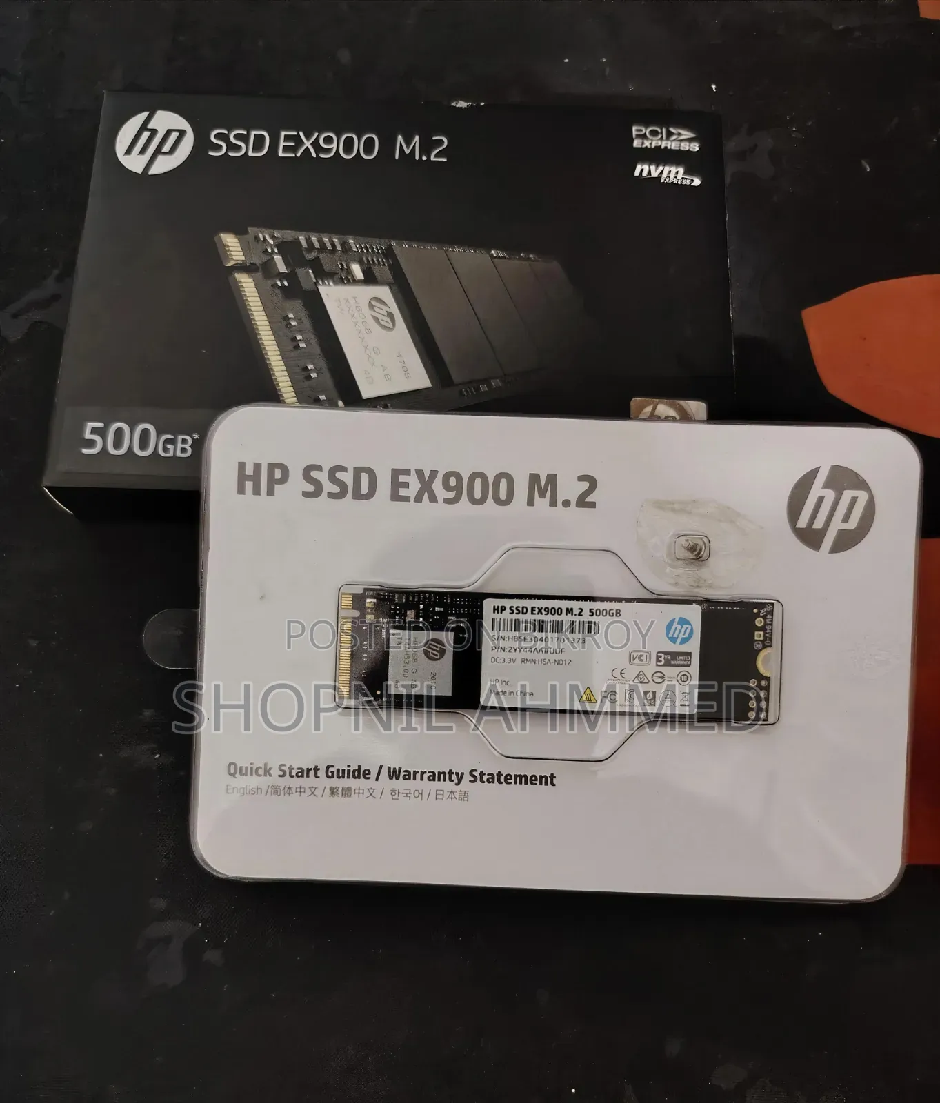 HP Ex900 SSD 500gb