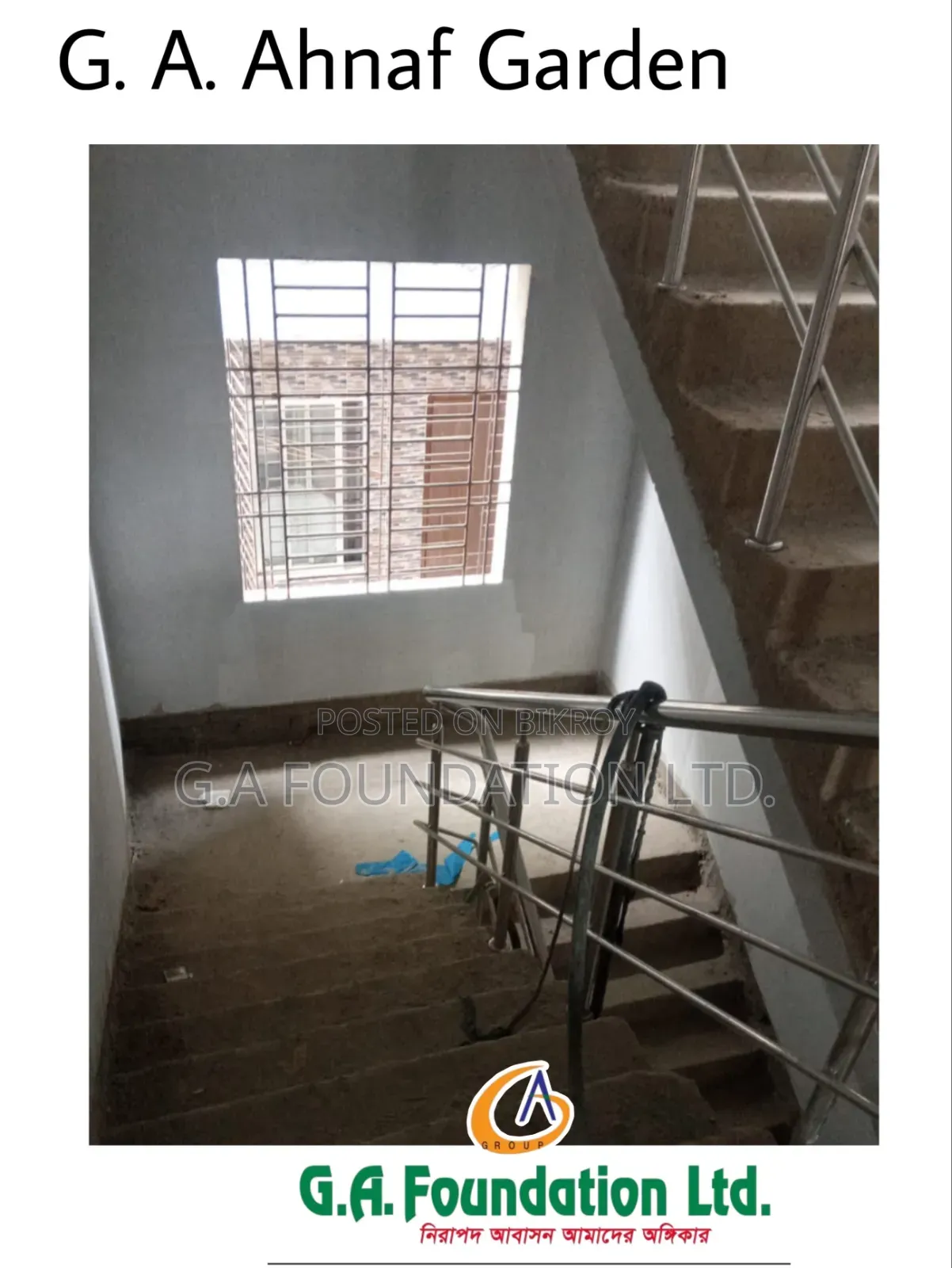 3-Bedroom Apartment in G. A. Ahnaf Garden, Mirpur for Sale
