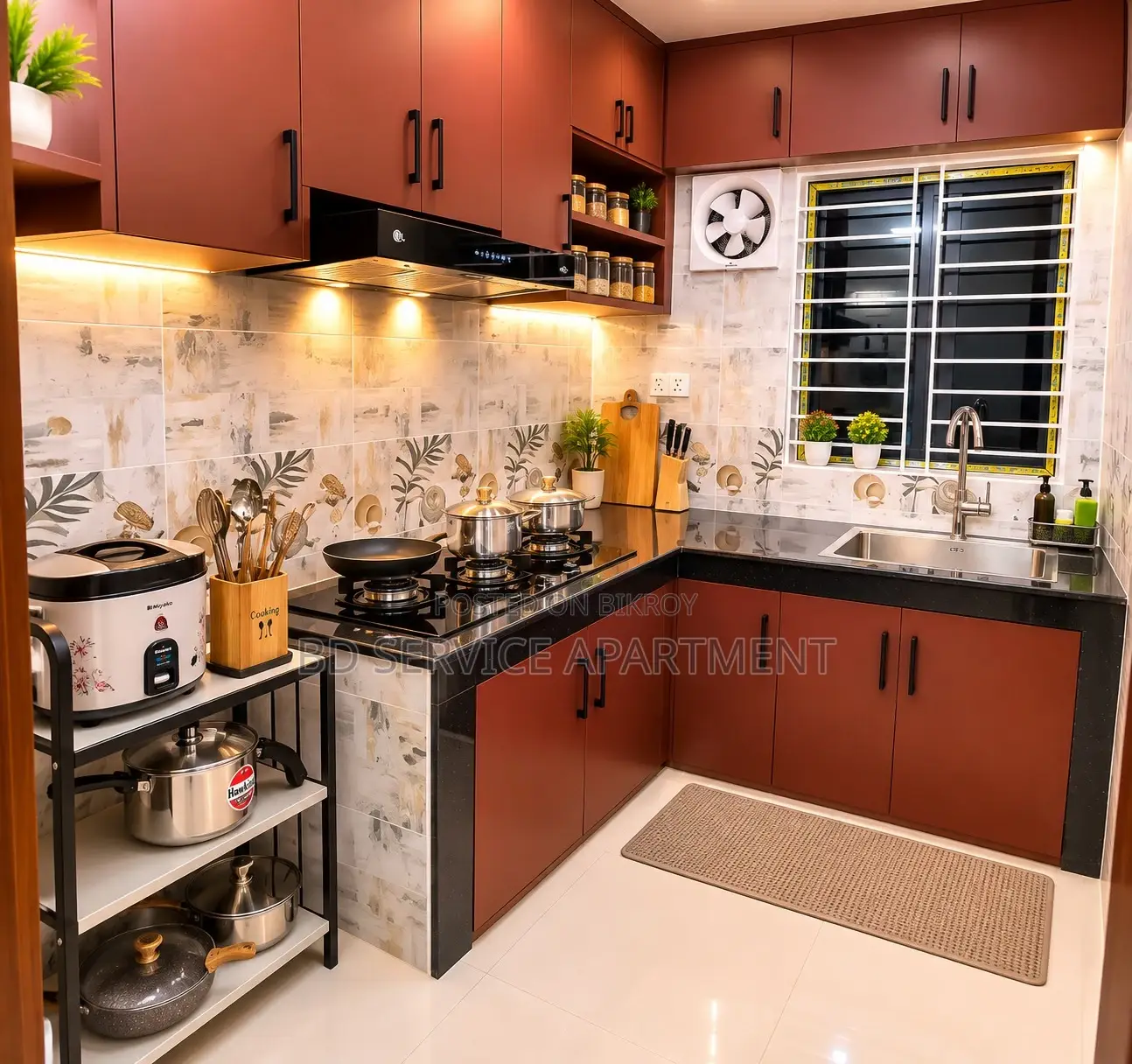 Furnished 3bdrm Apartment in Exclusive 3-Bedroom, Uttara for Rent