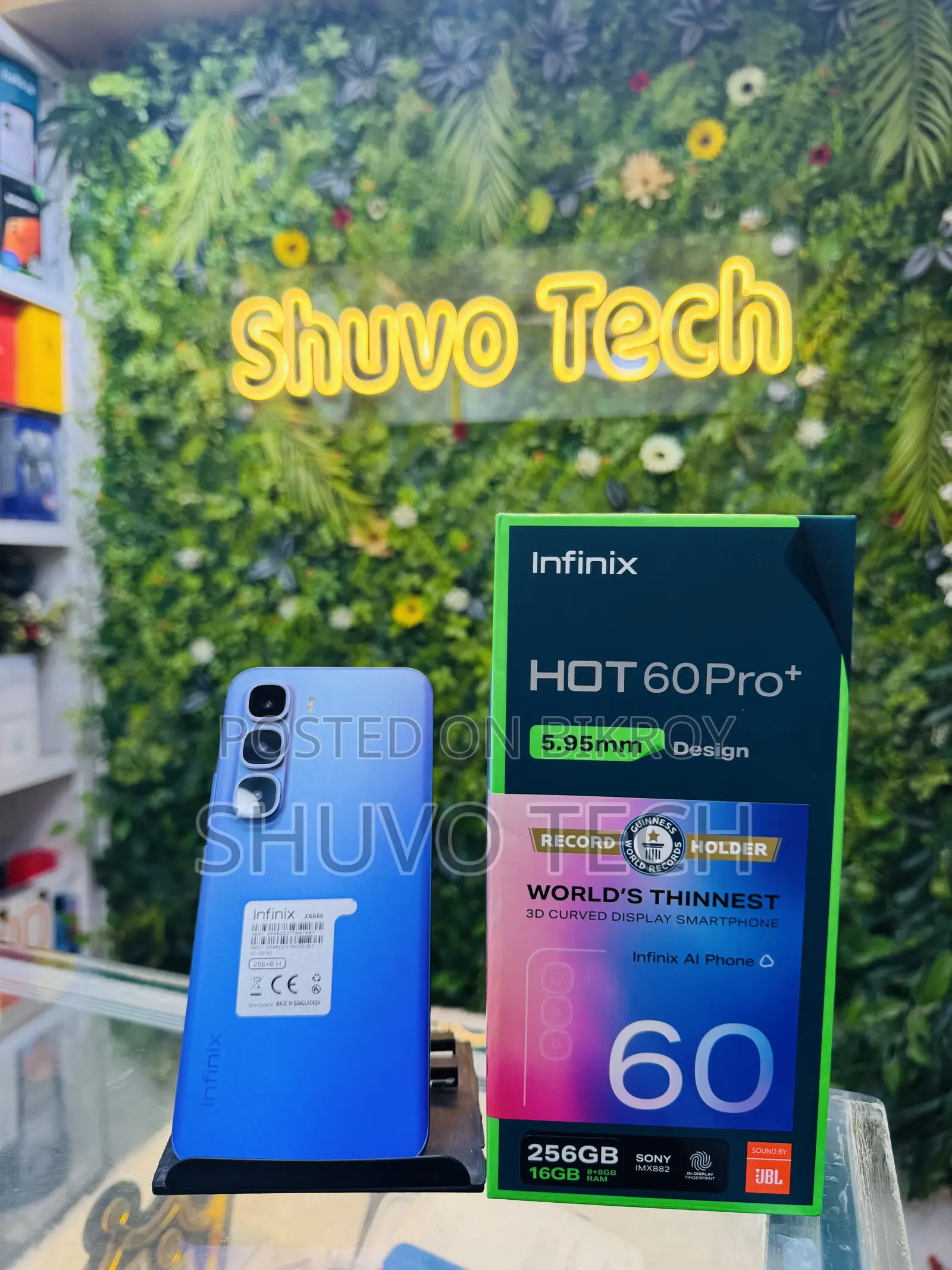 ইনফিনিক্স হট ৬০ প্রো+ ২৫৬ জিবি নীল