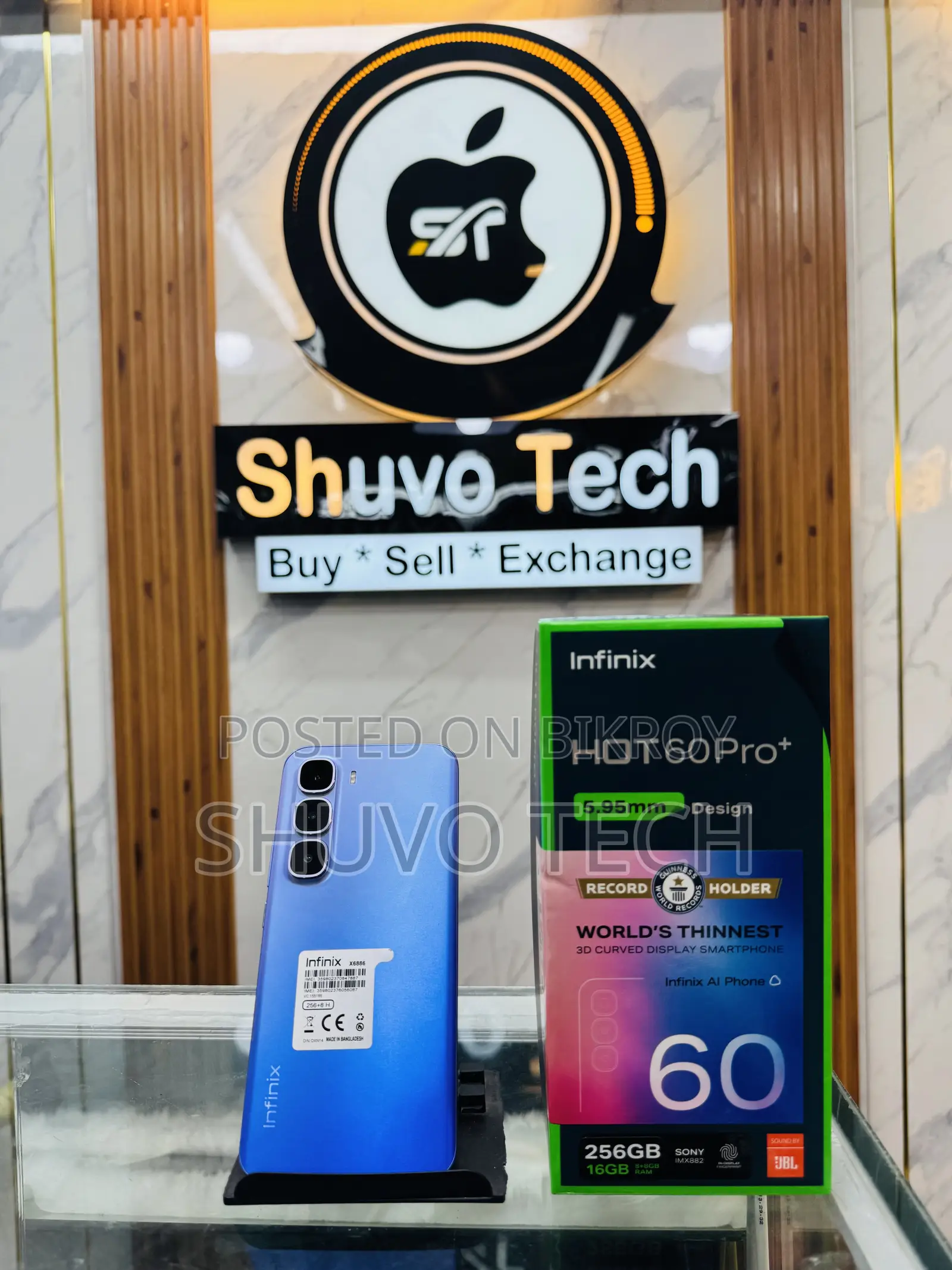 ইনফিনিক্স হট ৬০ প্রো+ ২৫৬ জিবি নীল