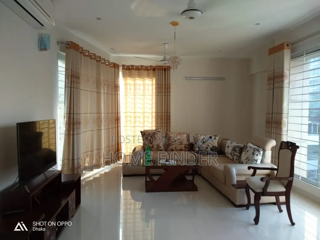 Furnished 3-Bedroom Apartment in Gulshan for Rent
