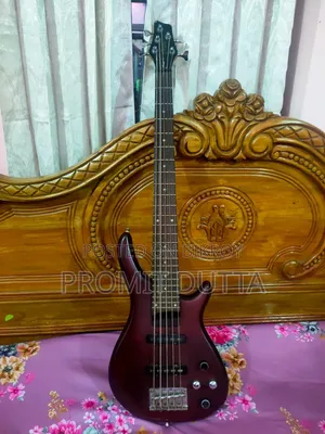 Cherry Red Matte Finish Bass Guitar