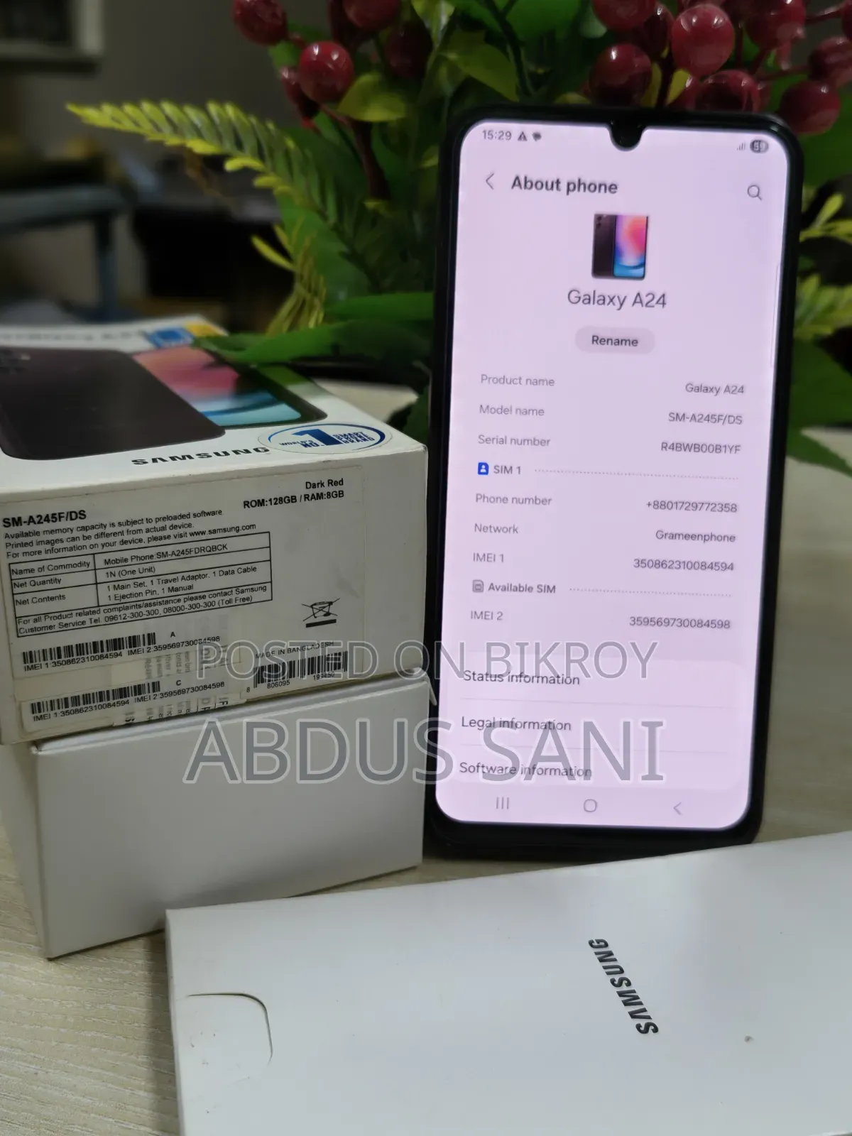Samsung Galaxy A24 128 GB Purple