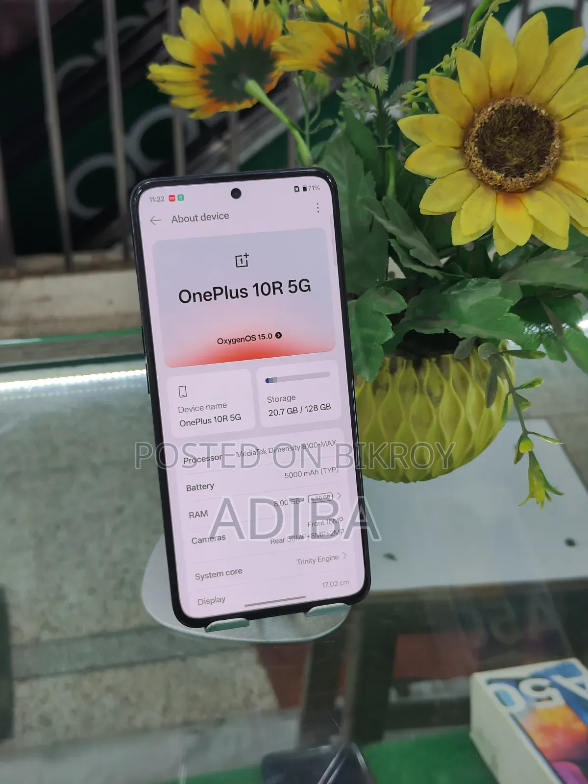 ওয়ানপ্লাস ১০আর ১২৮ জিবি ব্ল্যাক