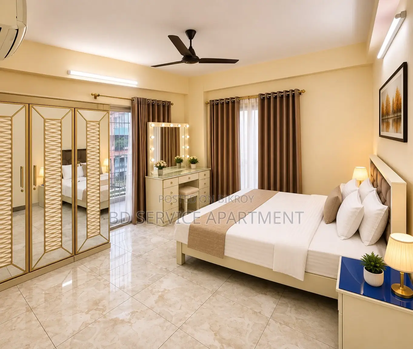 Furnished 4-Bedroom Apartment in Exclusive 4-Bedroom for Rent