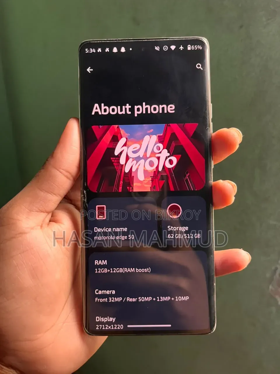 Motorola Edge 50 ৫১২ জিবি গ্রে