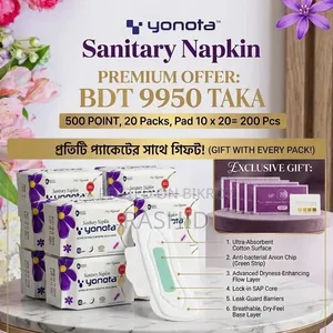 Get a Free Health Self-Test Card with Yonota Sanitary Napkin!