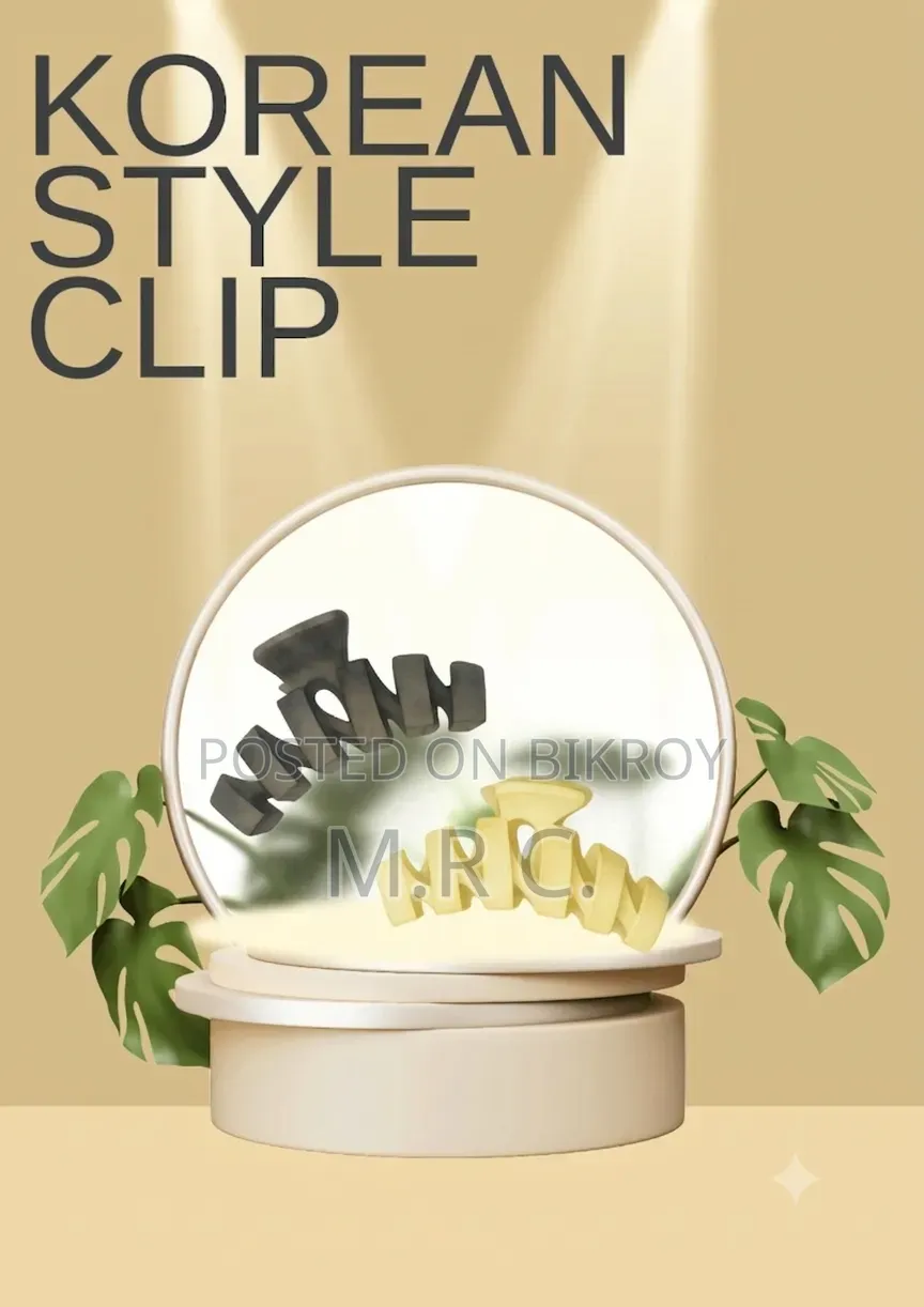 Fence Design Korean Women Large Hair Clips Hair Kakra Acrylic Clips